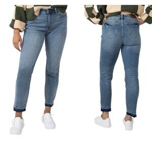 Judy Blue Women’s Rigid Magic Release Hem High Rise Boyfriend Jeans Size 27 NEW
